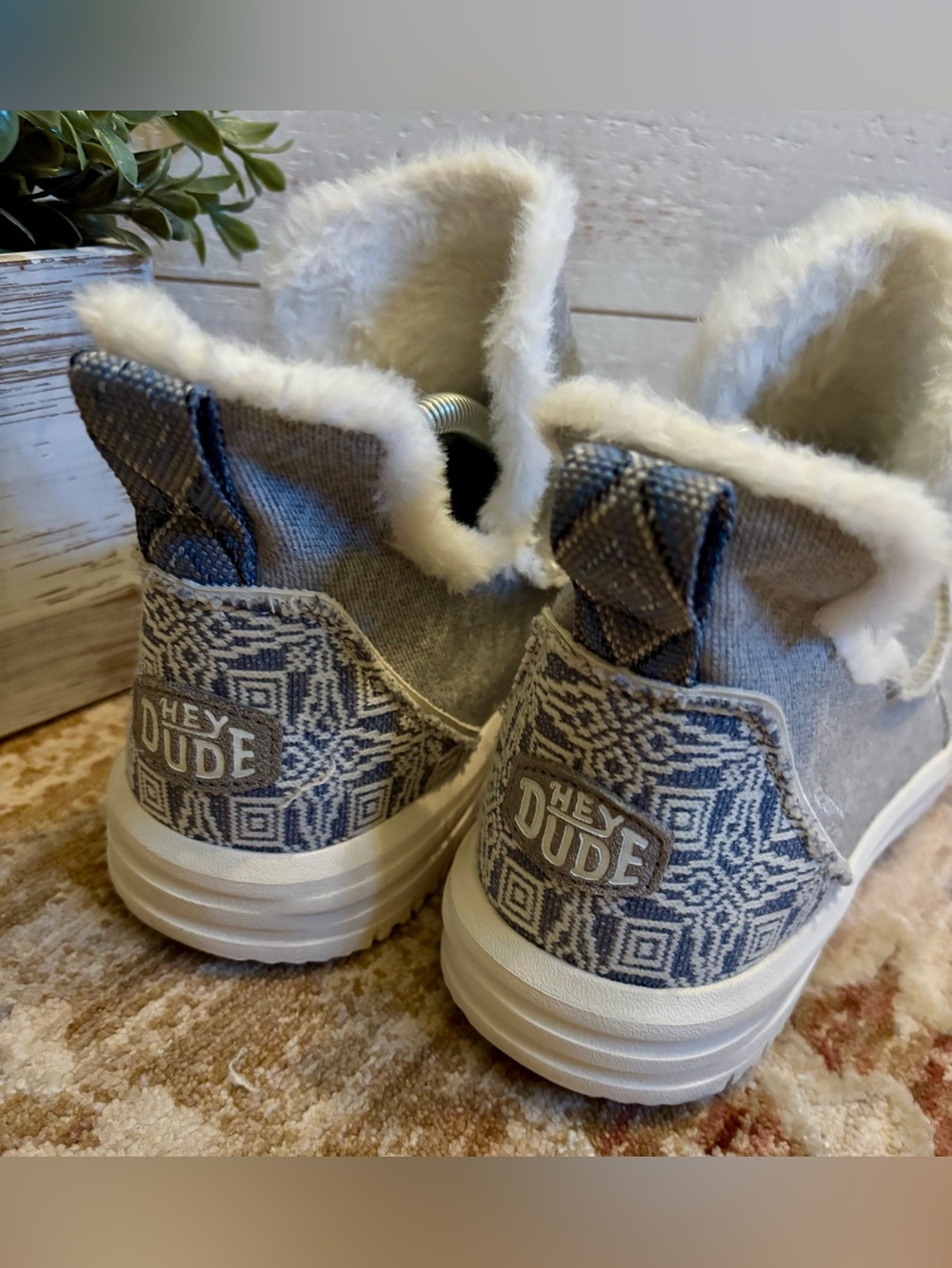 Hey Dude Camden Brushed Cozy Slip On Booties - Picture 3 of 5